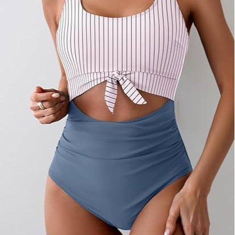 Eomenie Women'S One Piece Swimsuit Tummy Control Slimming Bathing Suit Cutout Tie Knot Swimwear Outdoorfun