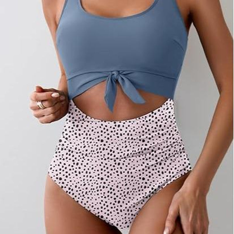 Eomenie Women'S One Piece Swimsuit Tummy Control Slimming Bathing Suit Cutout Tie Knot Swimwear Outdoorfun