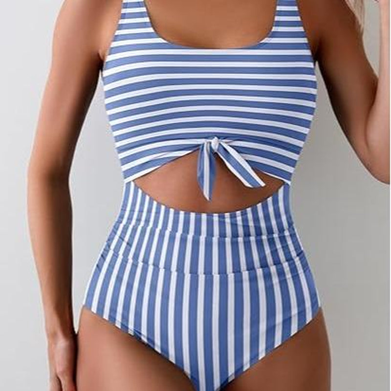 Eomenie Women'S One Piece Swimsuit Tummy Control Slimming Bathing Suit Cutout Tie Knot Swimwear Outdoorfun